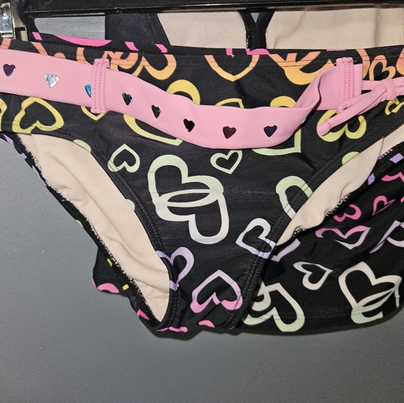 Total Girl Girls Heart Tankini Size 10 - Picture 6 of 10